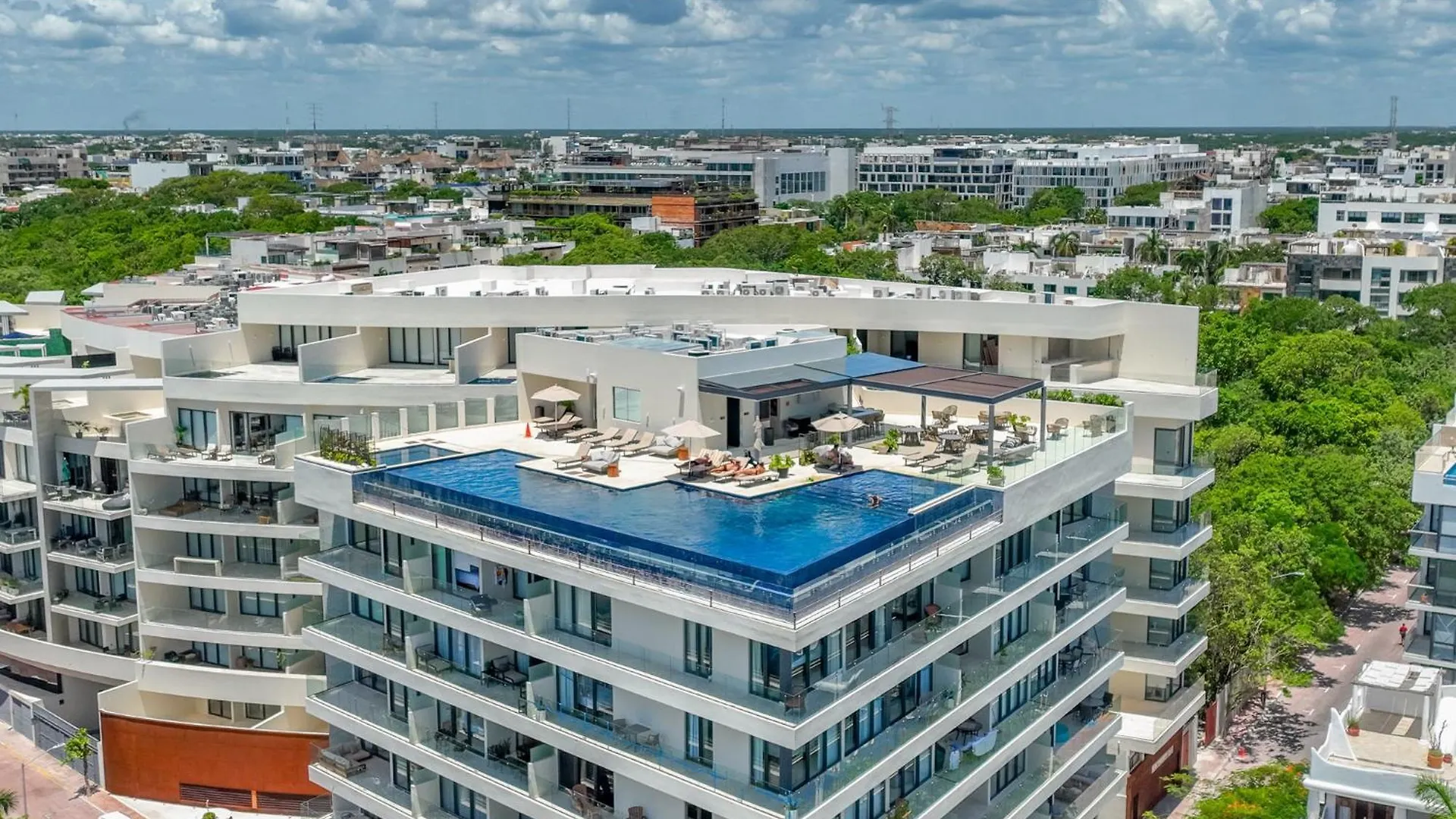 Lejlighed Marila Brand New Best Infinity Pool Sea View Playa del Carmen